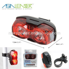 2pcs 1W LED à batterie LED Bike Light